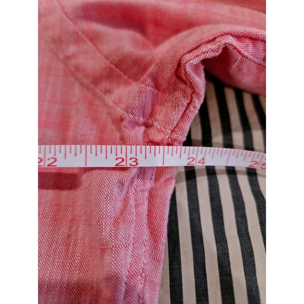TURRAU Spain 100% Cotton Button Down Shirt Blue White Gingham European Luxury L - Picture 4 of 6